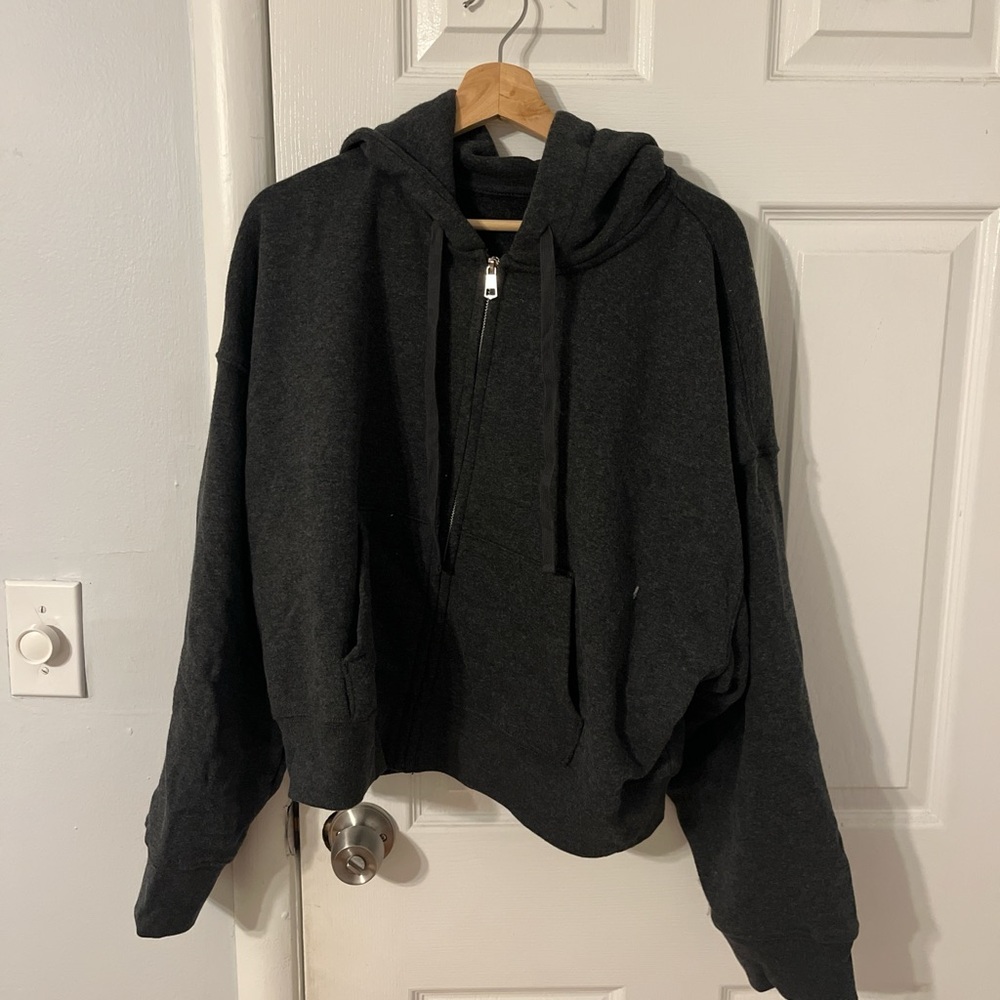 American Eagle Oversized Charcoal Hoodie
